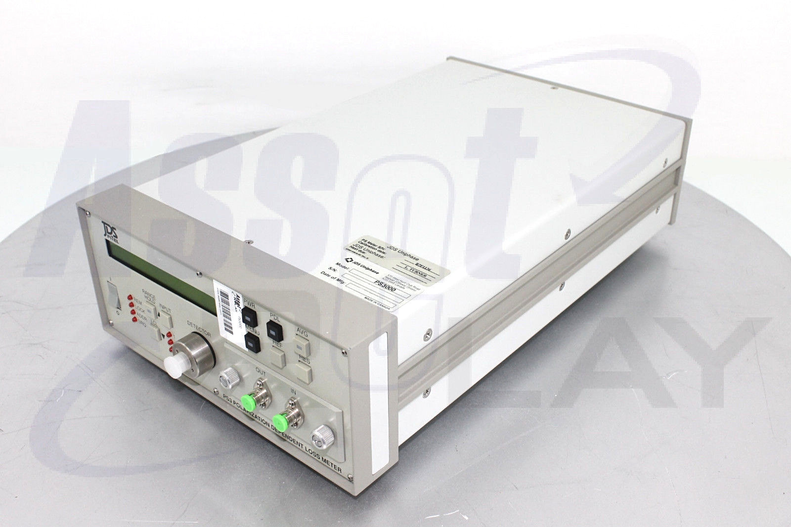 JDSU PS3000 PDL Meter No internal source JDS Uniphase - Calibrated !