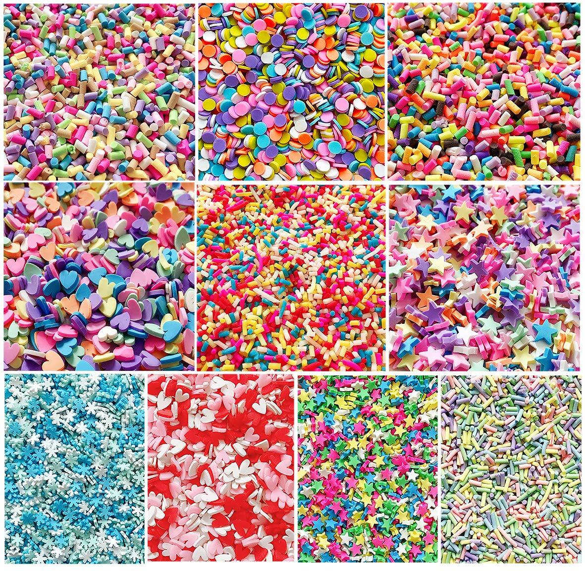 EHOPE Fake Sprinkles Polymer Sprinkles Faux Sprinkles Resin Sprinkles Clay Sp...