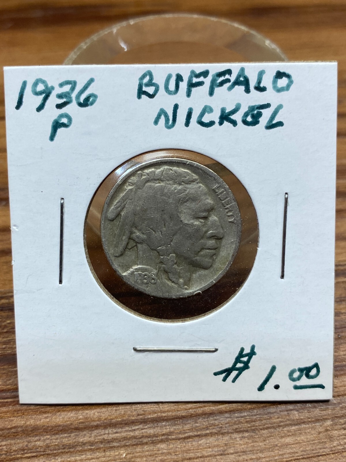 STORAGE UNIT FIND 1936 Buffalo Nickel Five Cents