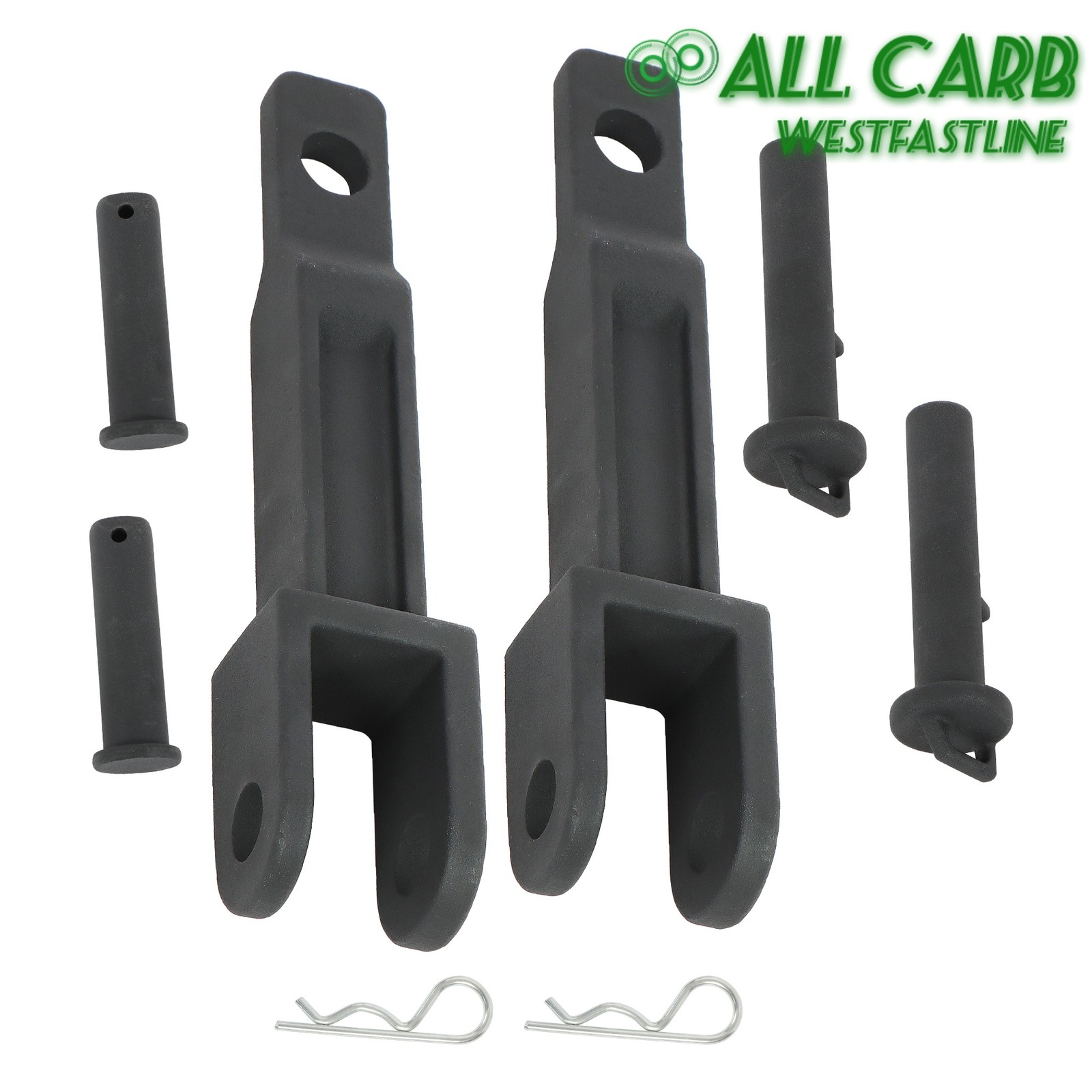 For Peterbilt 384 386 Kenworth T170 T680 2×Towing Hook with Pull Pin&Frame Pin