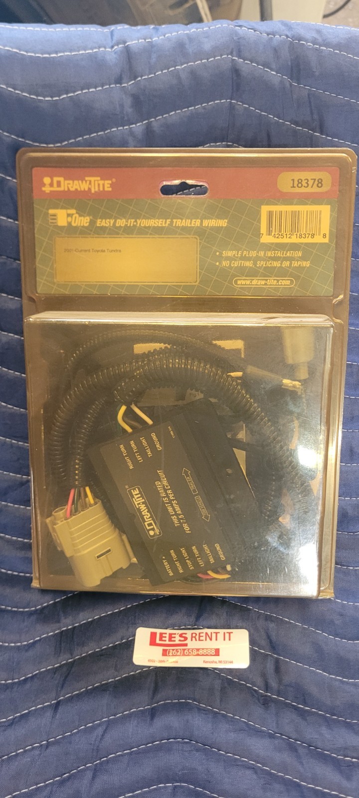 Draw-Tite 118378 T-One T-Connector Harness 4-Way Flat New Old Stock