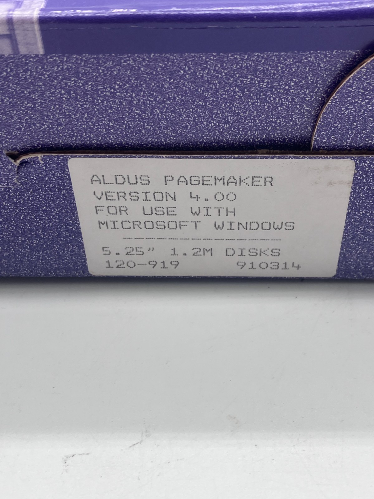 Aldus Pagemaker 4.0 Adobe NO DISKS MANUALS ONLY