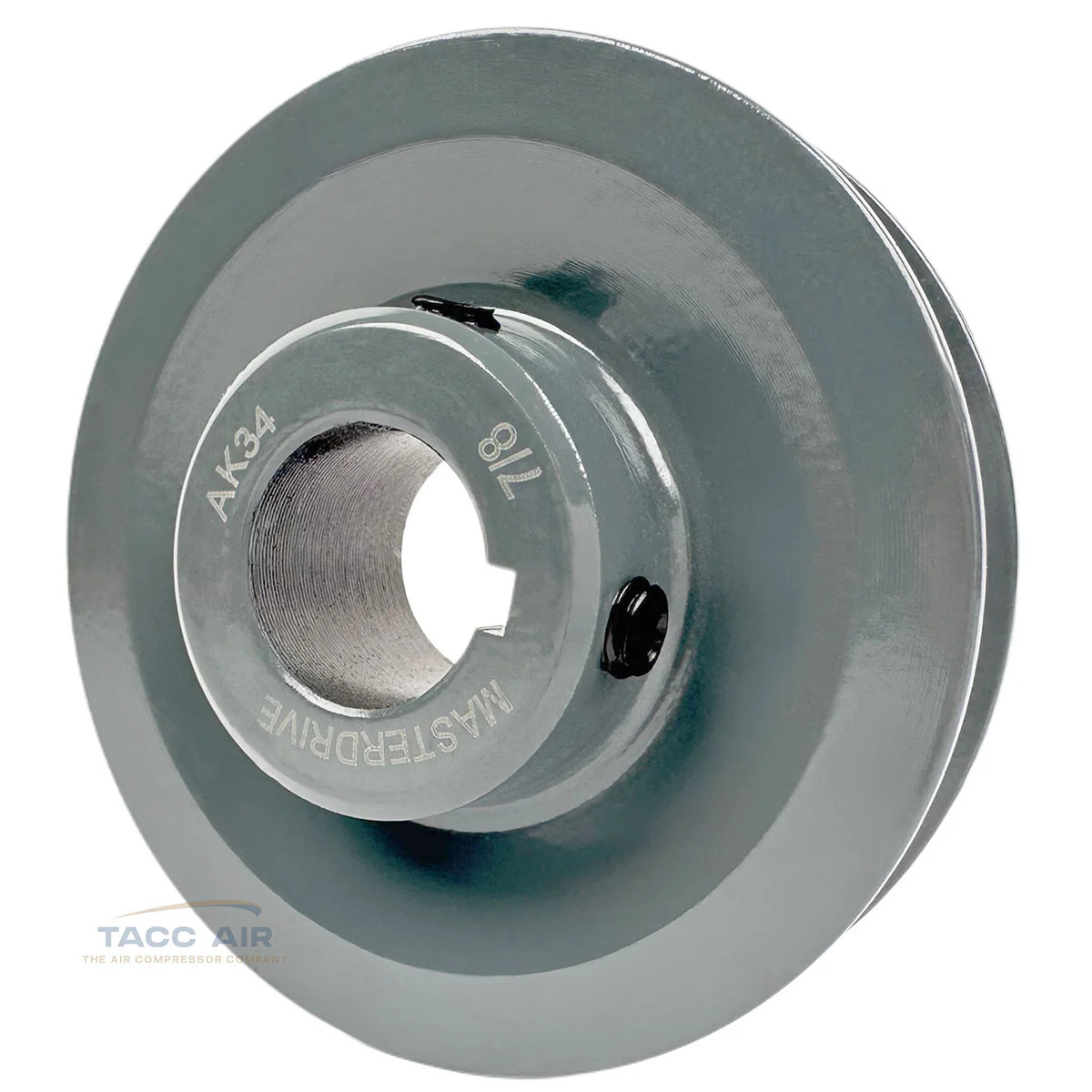 AK34-7/8 Cast Iron 3.5" Single Groove Pulley A Section V Belt 4L 7/8" Shaft Bore