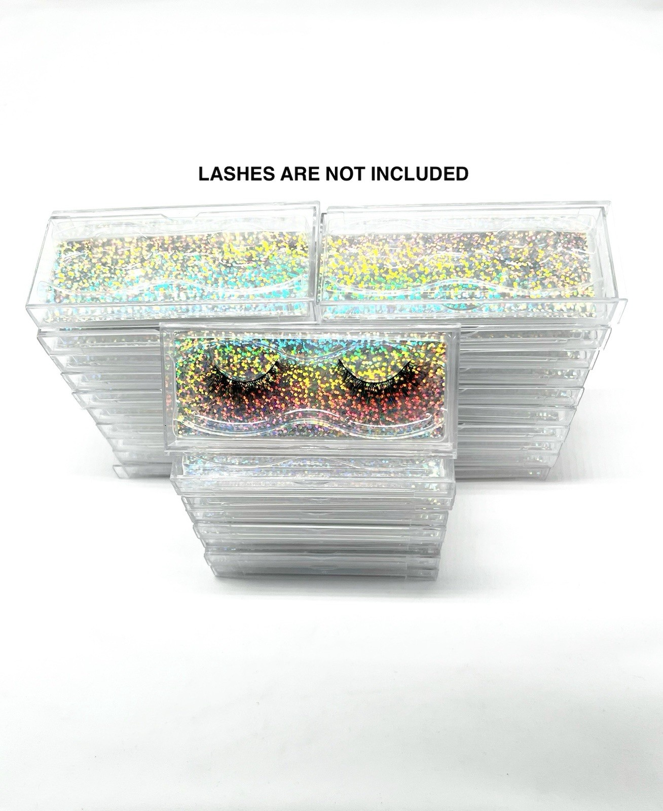 30 pack NEW Multipurpose Small Flat Plastic Cases for Jewelry, Crafts, Lashes