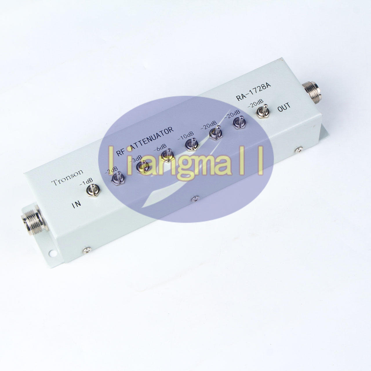 0 - 82DB VARIABLE/ STEP ATTENUATOR 50 OHM for Ham Radio Transmitter NEW