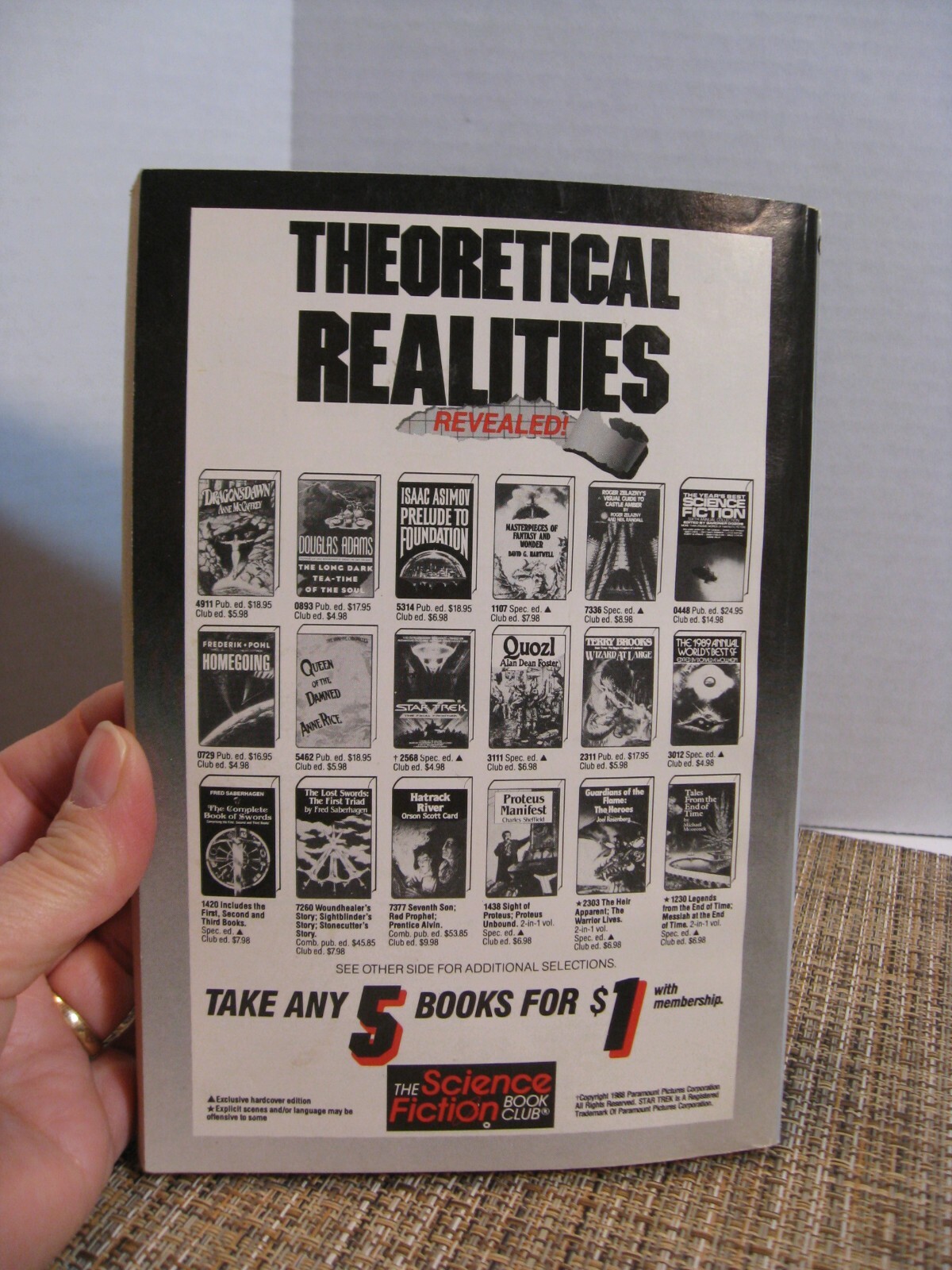 Fantasy and Science Fiction Paperback - December 1989