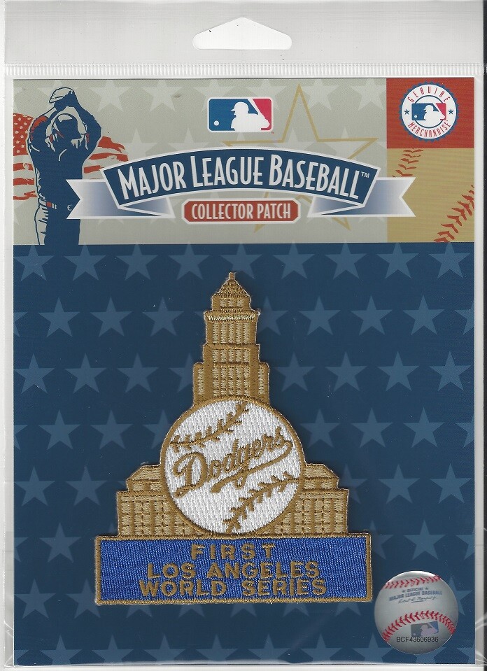 1959 World Series Sleeve Patch Los Angeles Dodgers Official MLB Logo in Package