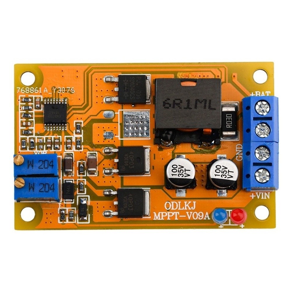 MPPT-Based 6 Amp Solar Charger Module Compatible with Lithium Batteries