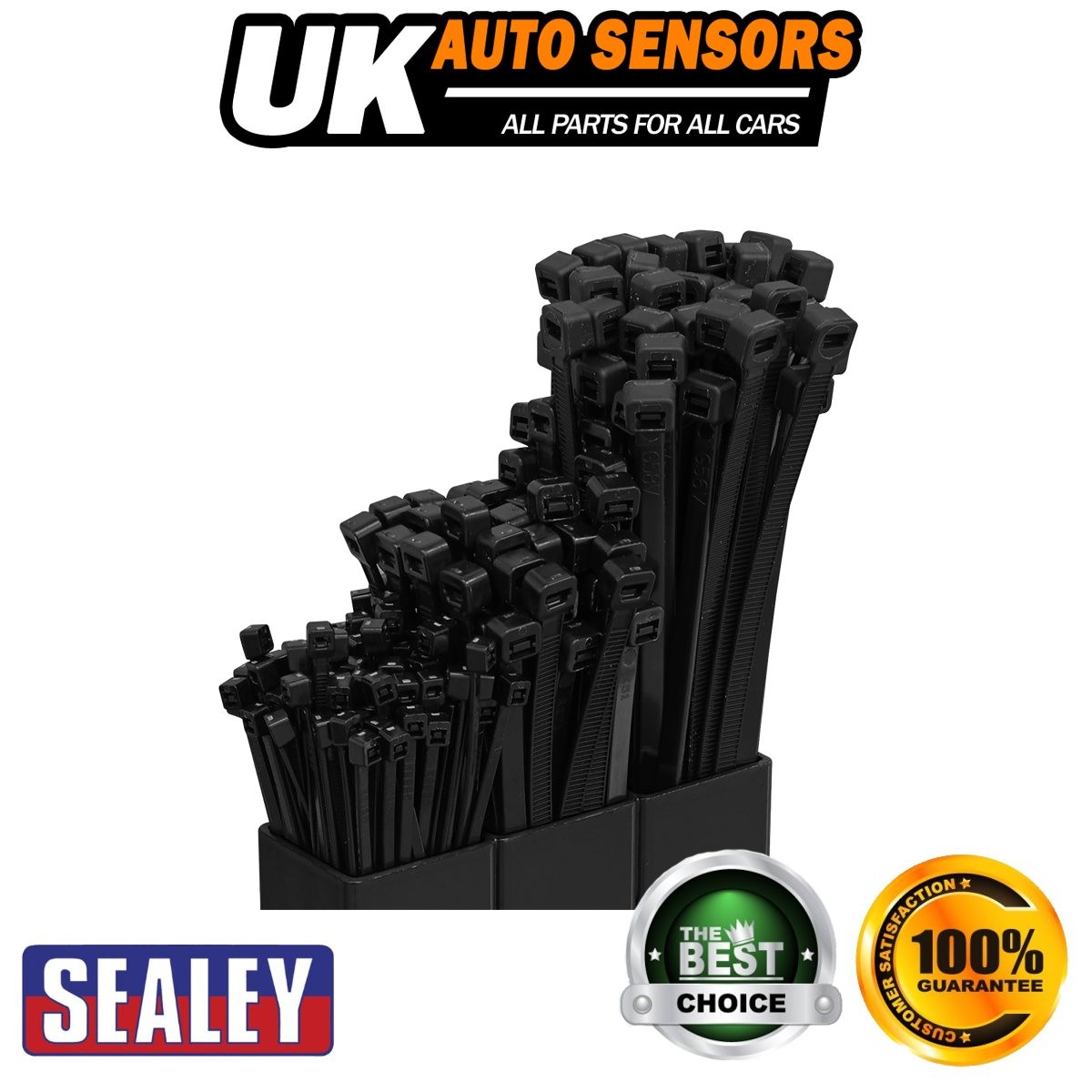 Sealey Magnetic Cable Tie Holder Black APCTHB