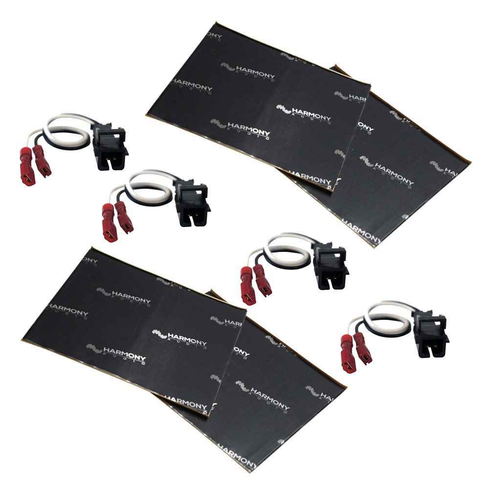 Fits Chevy Malibu Classic 04-08 Factory Speaker Replacement Harness w/ Dampening