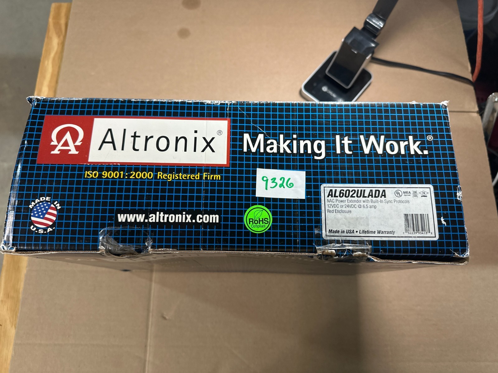 ALTRONIX AL602ULADA NAC POWER EXTENDER W BUILT-IN SYNC PROTOCOLS RED ENCLOSURE