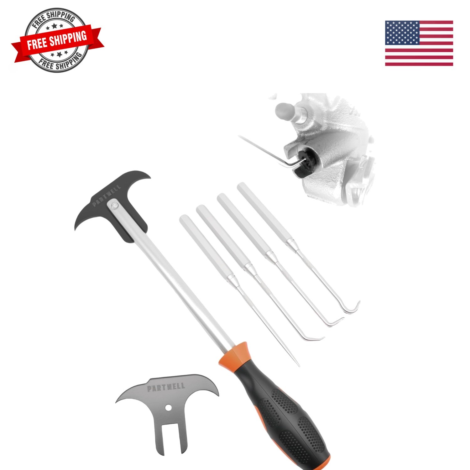 5PCS Seal Puller & Pick and Hook Set for Automotive | Universal Seal Removal ...