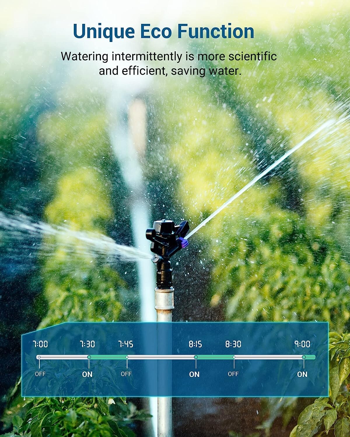 DEWENWILS Sprinkler Timer 2 Zone, Water Timer for Garden Hose, Programmable Hose