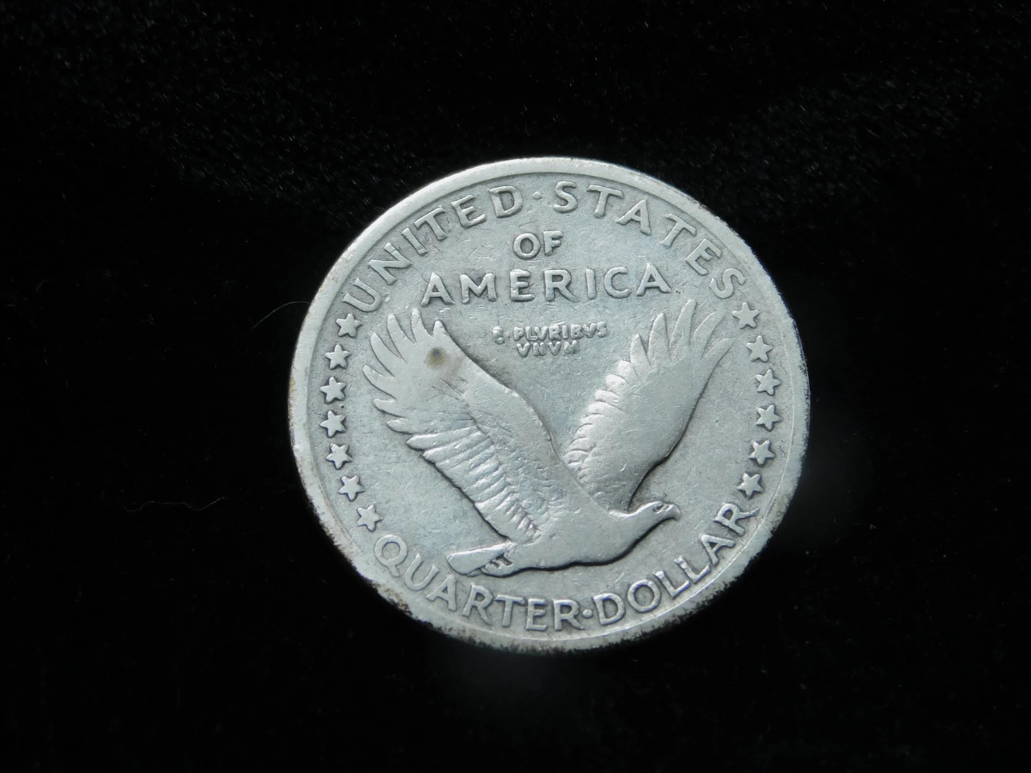 1917-D 25c Standing Liberty Silver Quarter - Type 1