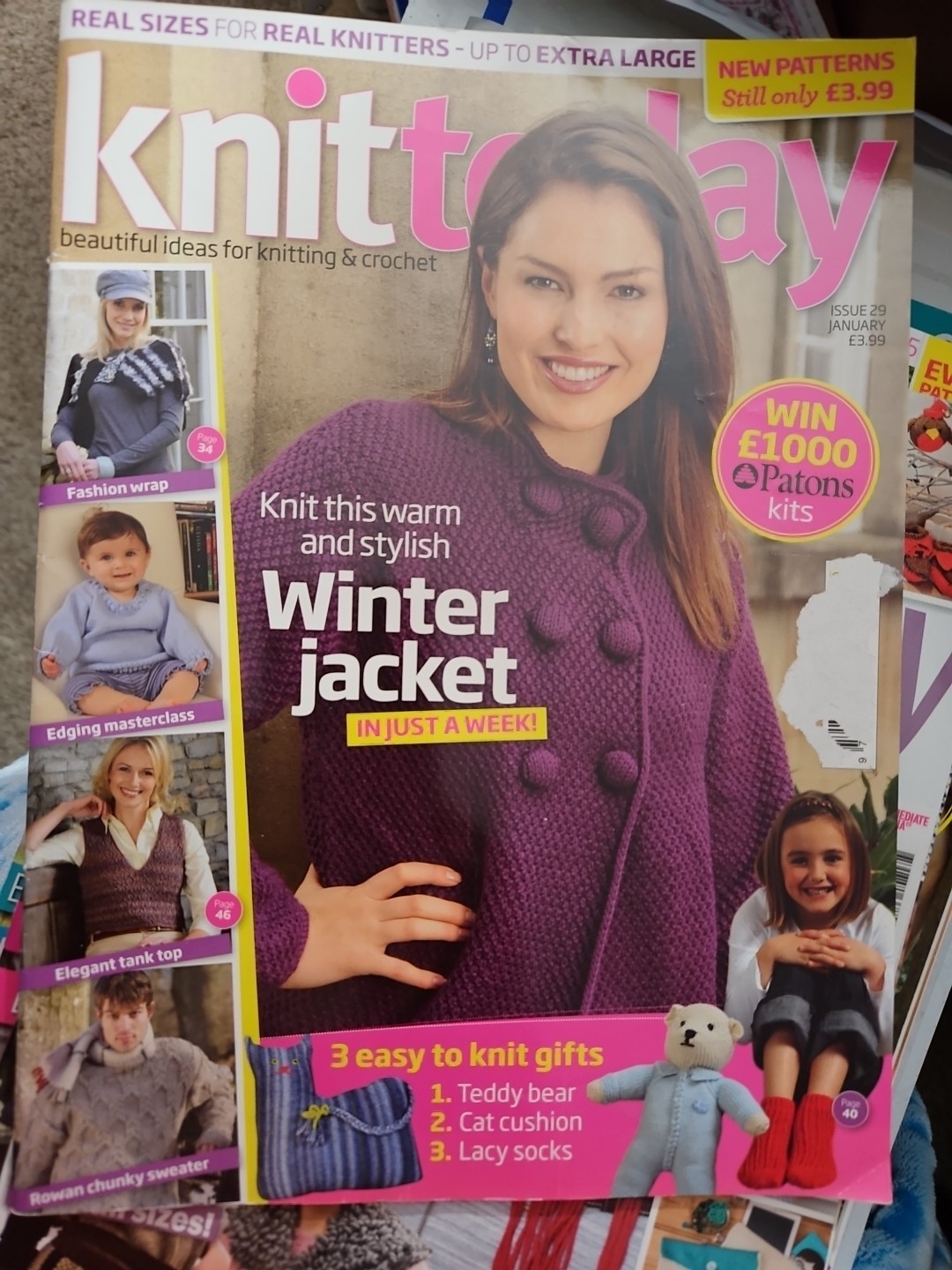 Knit Today Knitting & Crochet Magazine Britian's Best Issue 29