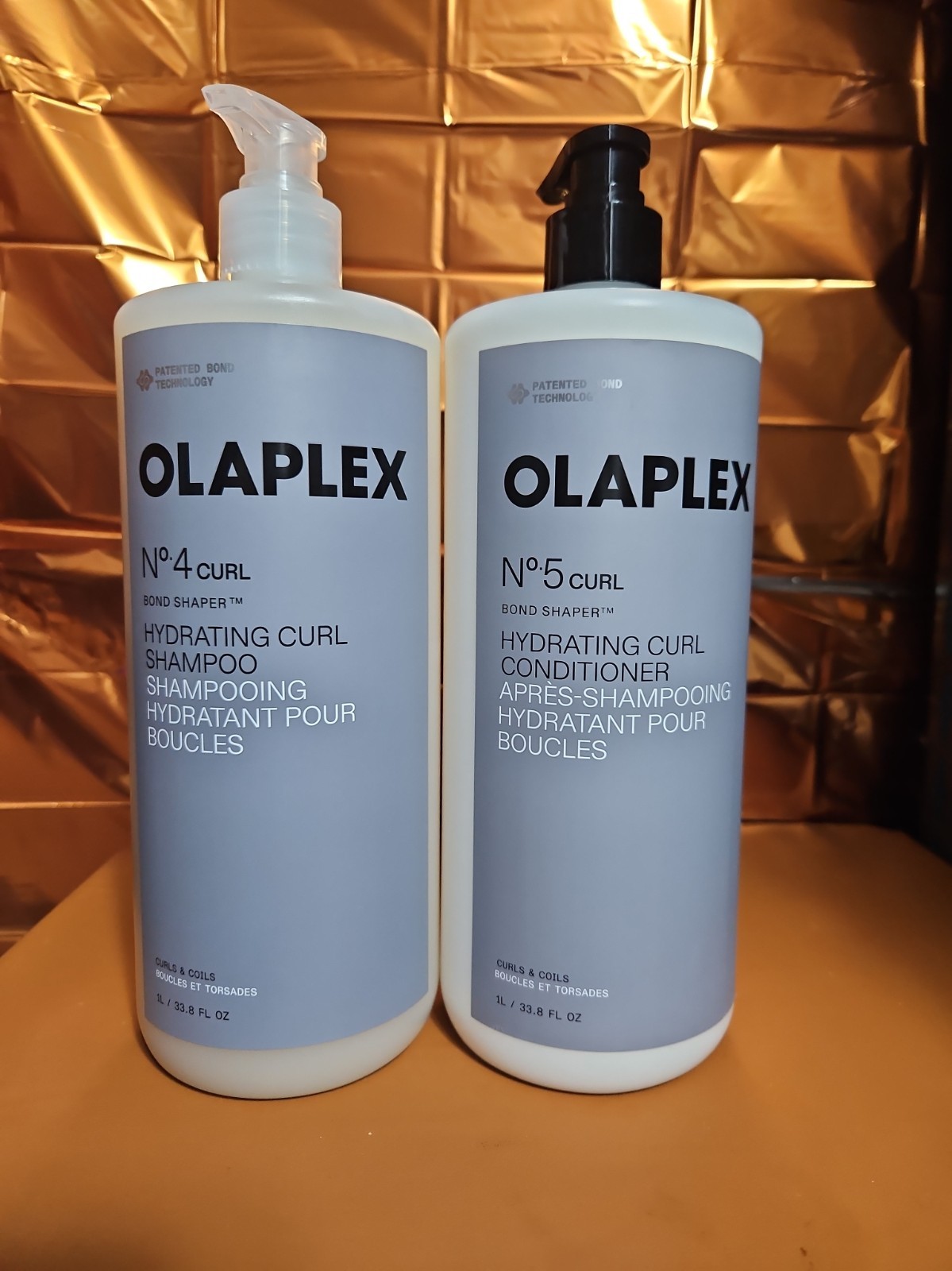 OLAPLEX #4 CURL Bond Shaper Hydrating Curl Shampoo And Conditioner 33.8oz  Bond