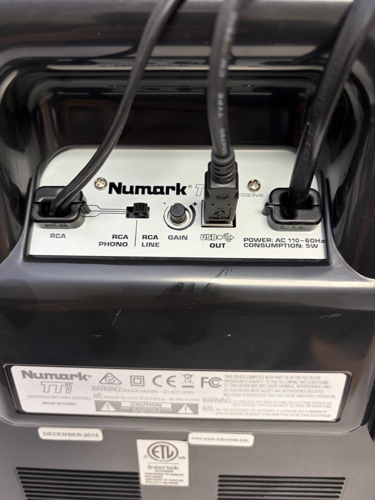 Numark TT USB Turntable Professional Convert Vinyl Record To Digital.