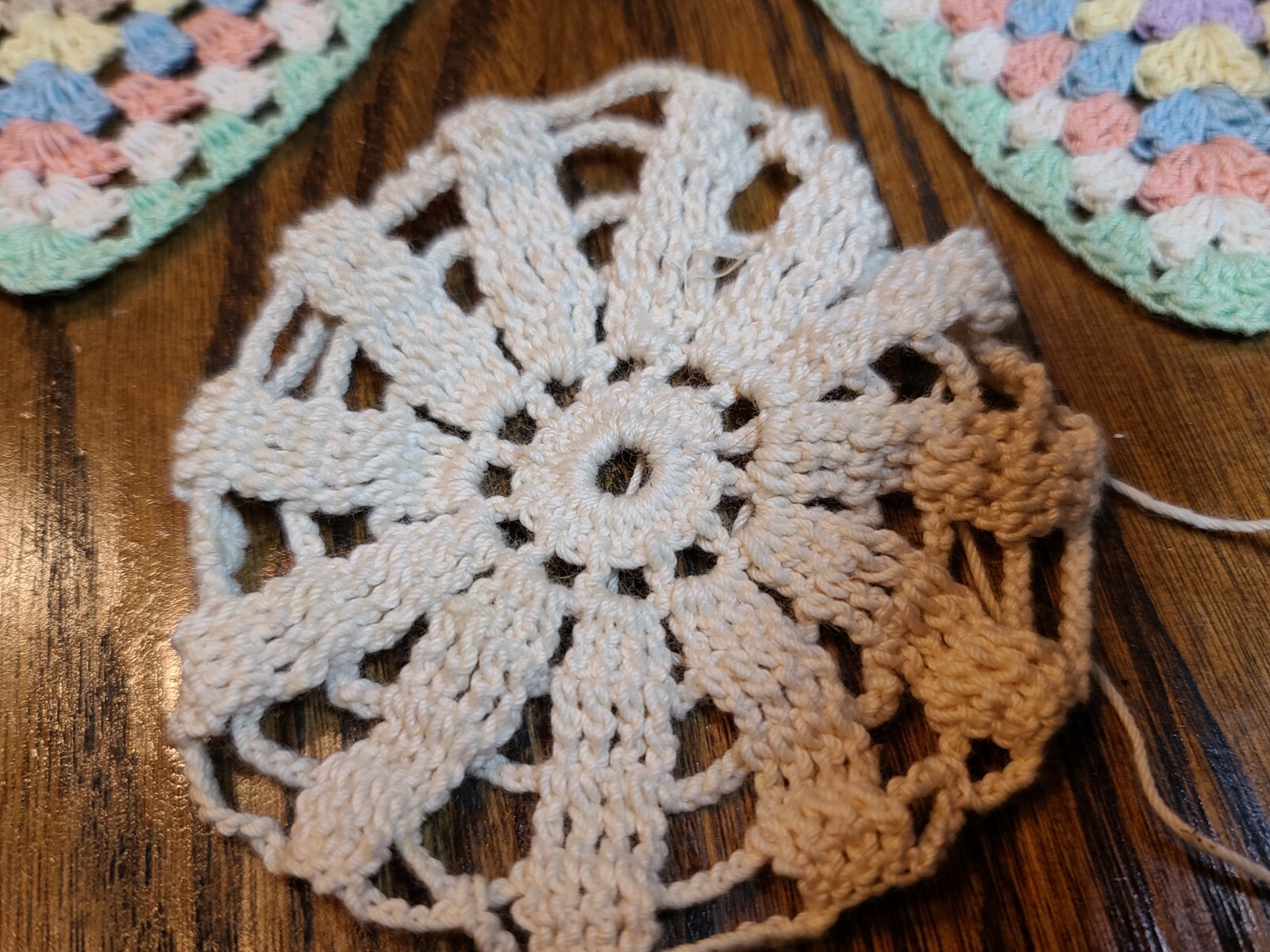 Crochet knitting Doilies Samples Vintage