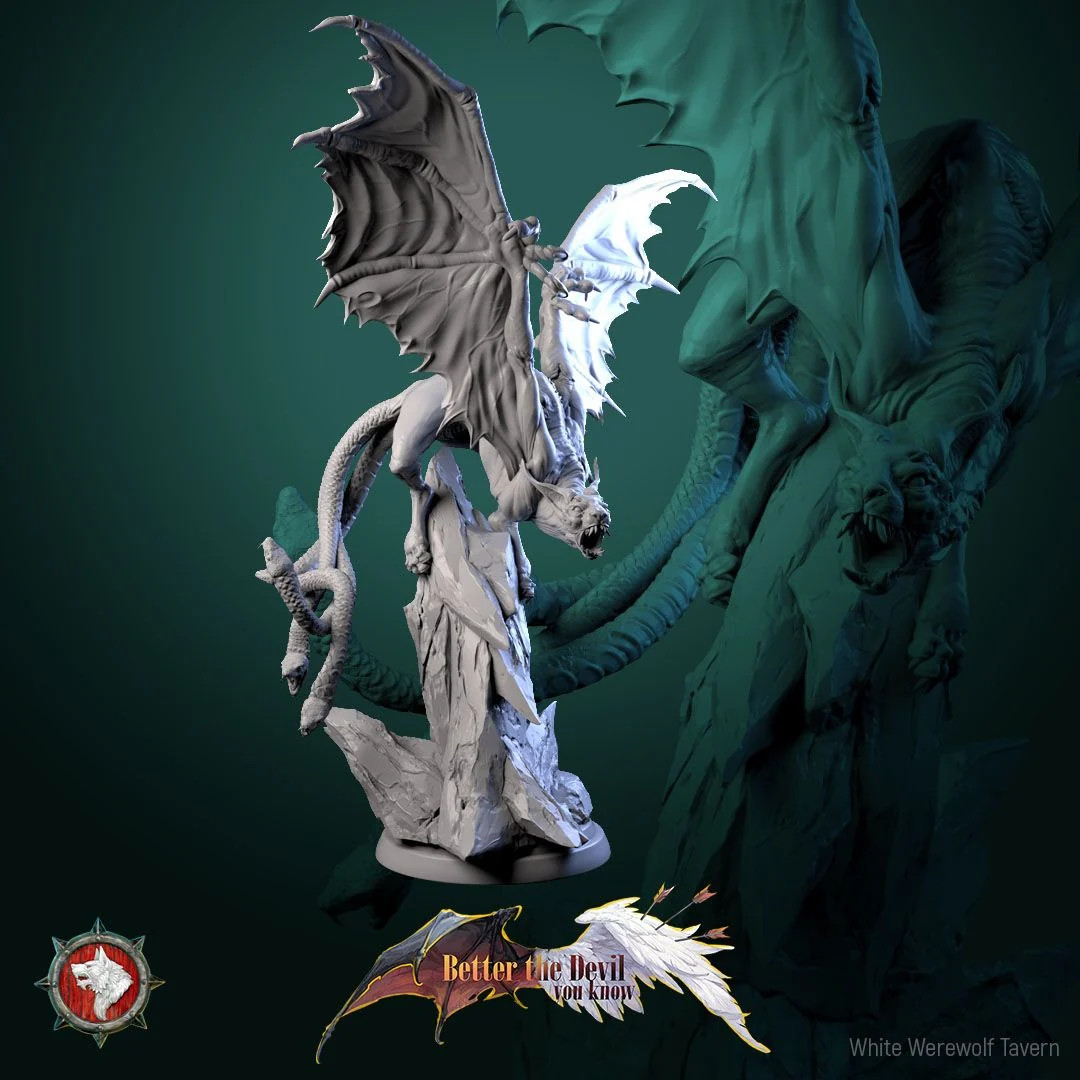 Winged Hellcat - Resin Tabletop Miniature