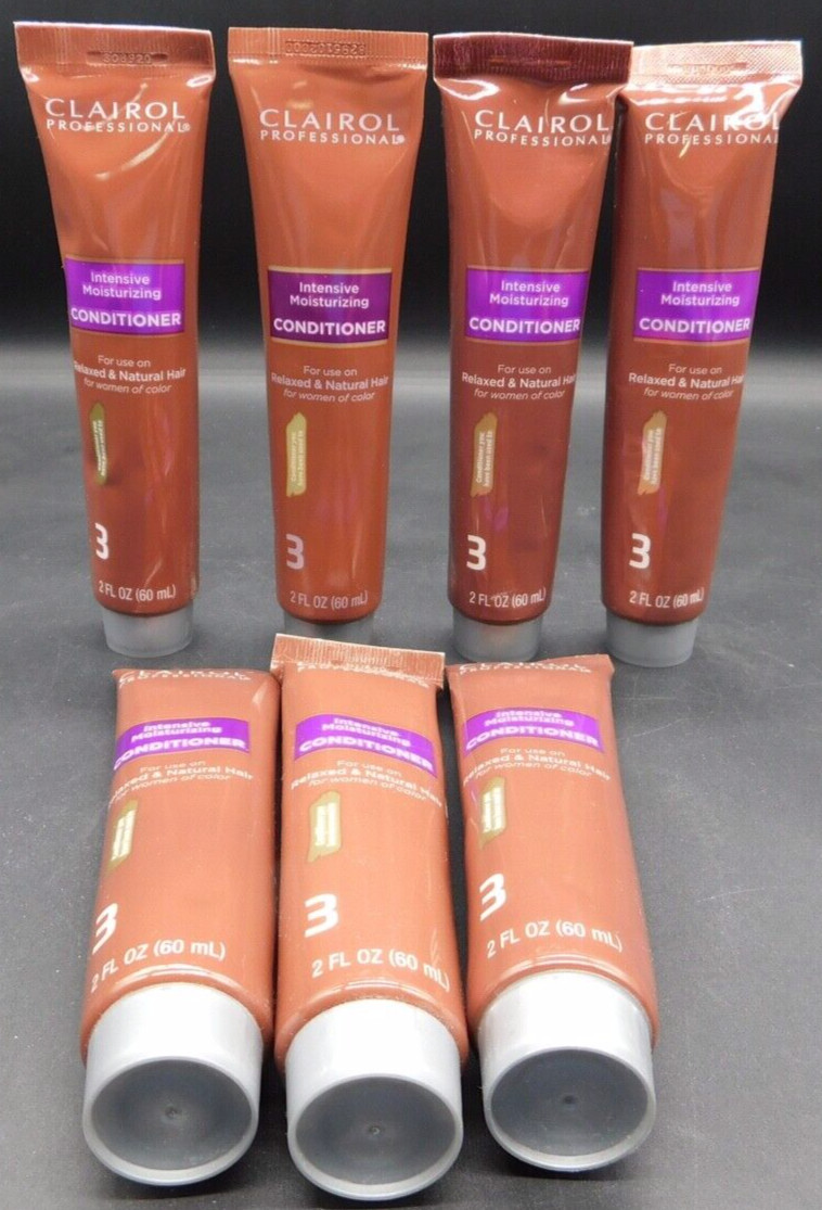 Lot Of 7 Clairol Professional Intensive Moisturizing Conditioner  2oz Ea New