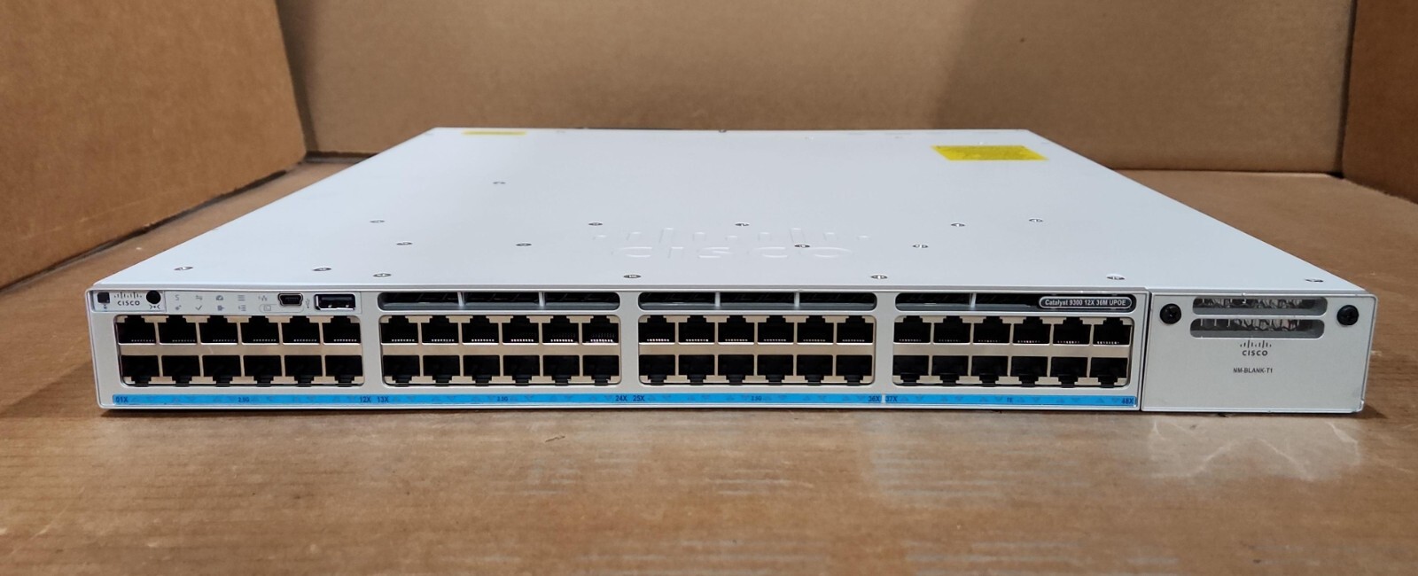 Cisco C9300-48UXM-A 48-Port Mgig UPoE Network Advantage Switch 1100WAC-P