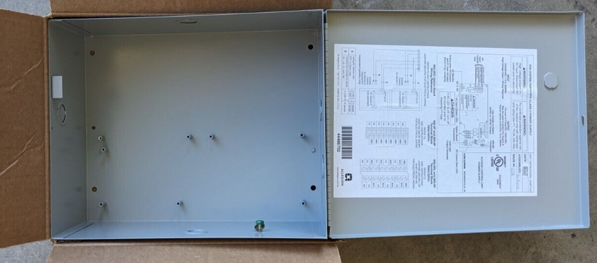 Von Duprin Power Supply Enclosure Cabinet Can Only