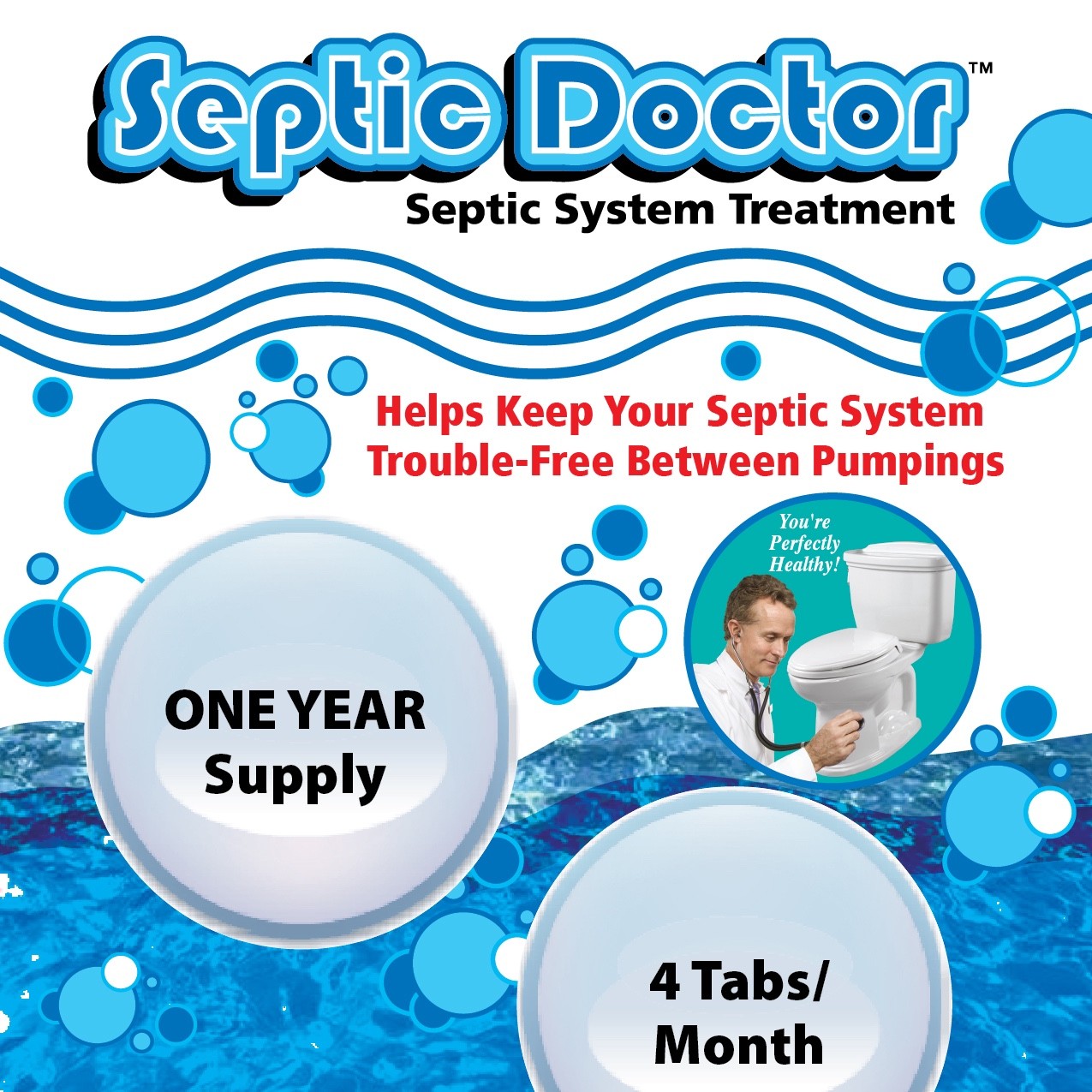 Septic Doctor (Caldwell Environmental) Septic System Treatment -ORIGINAL FORMULA