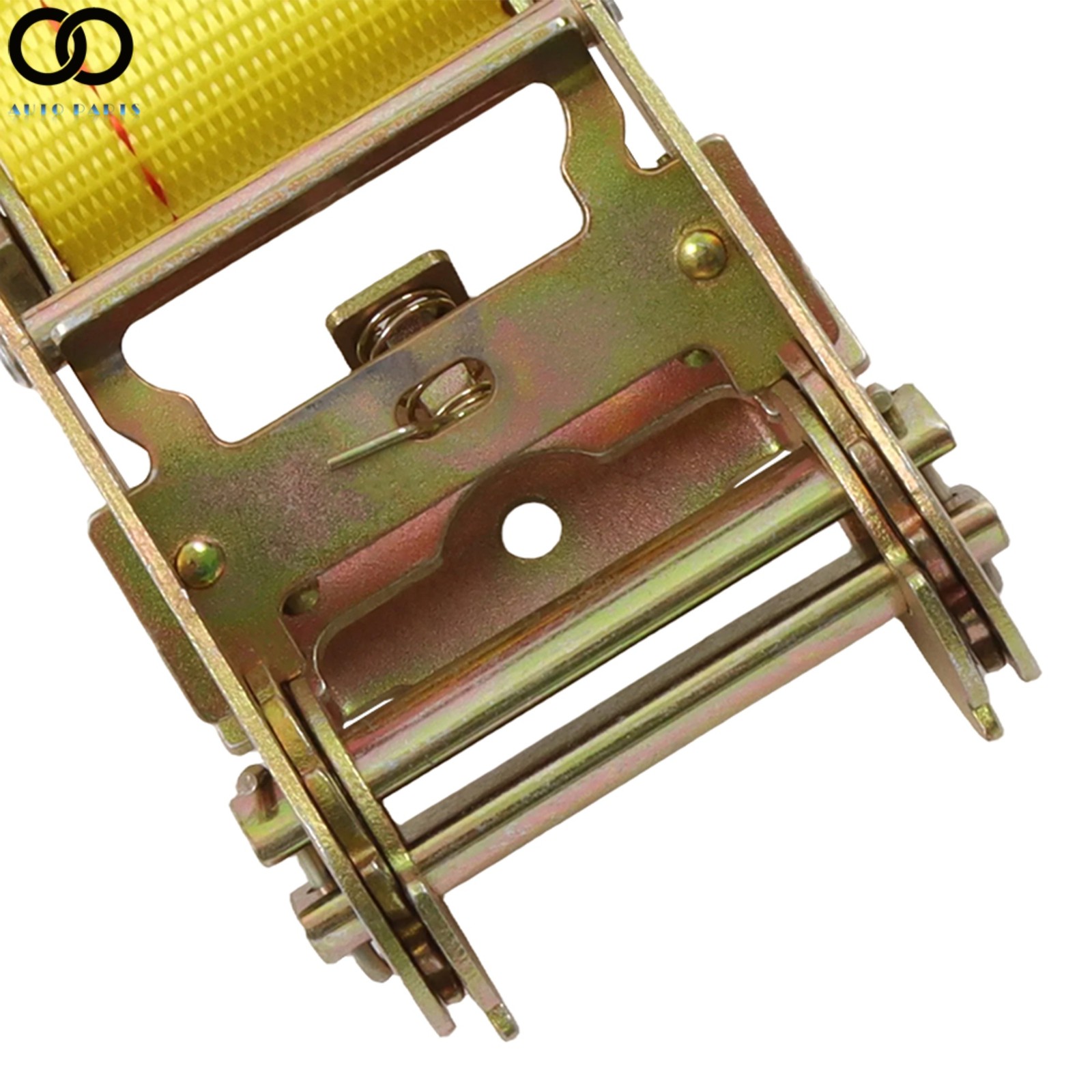Heavy Loads E Track System With Wheel Chock 9' Yellow Ratchet Tie Down Straps