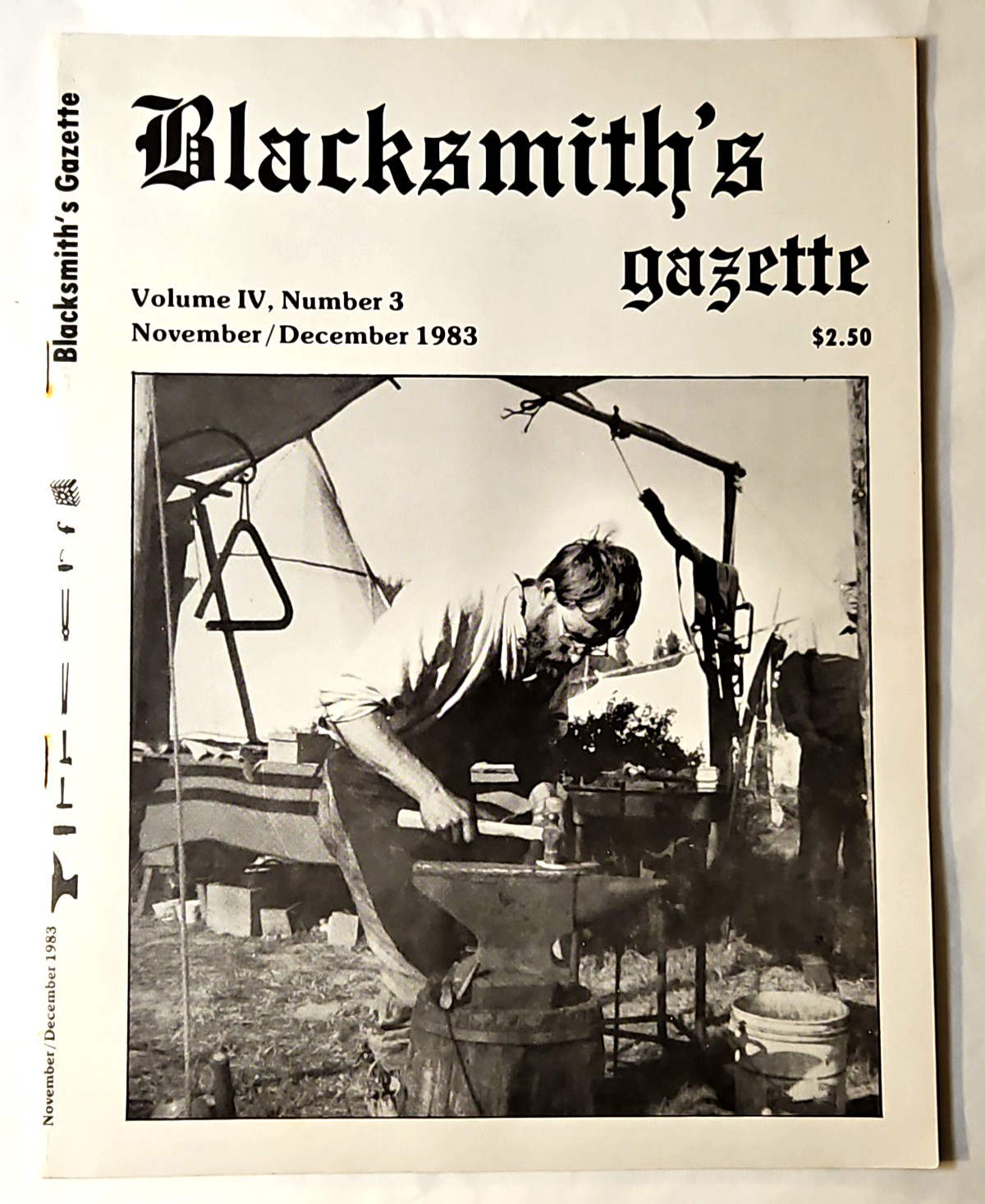 Blacksmith's Gazette Newsletter Mt. Vernon, WA. Volume 4 Number 3 Nov./Dec. 1983