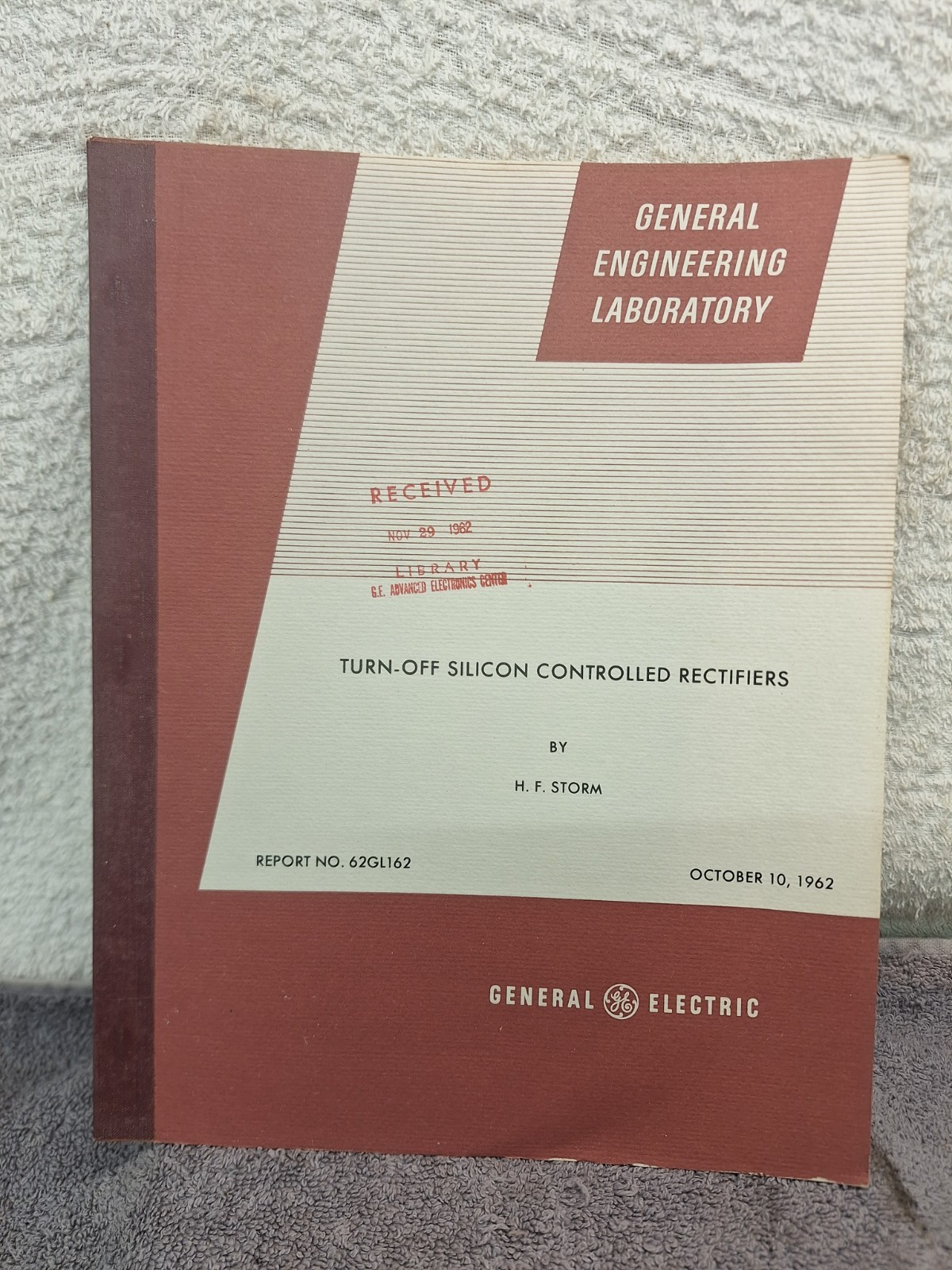 Vintage GE General Engineering Laboratory Turn Off Silicon Controlled Rectifiers