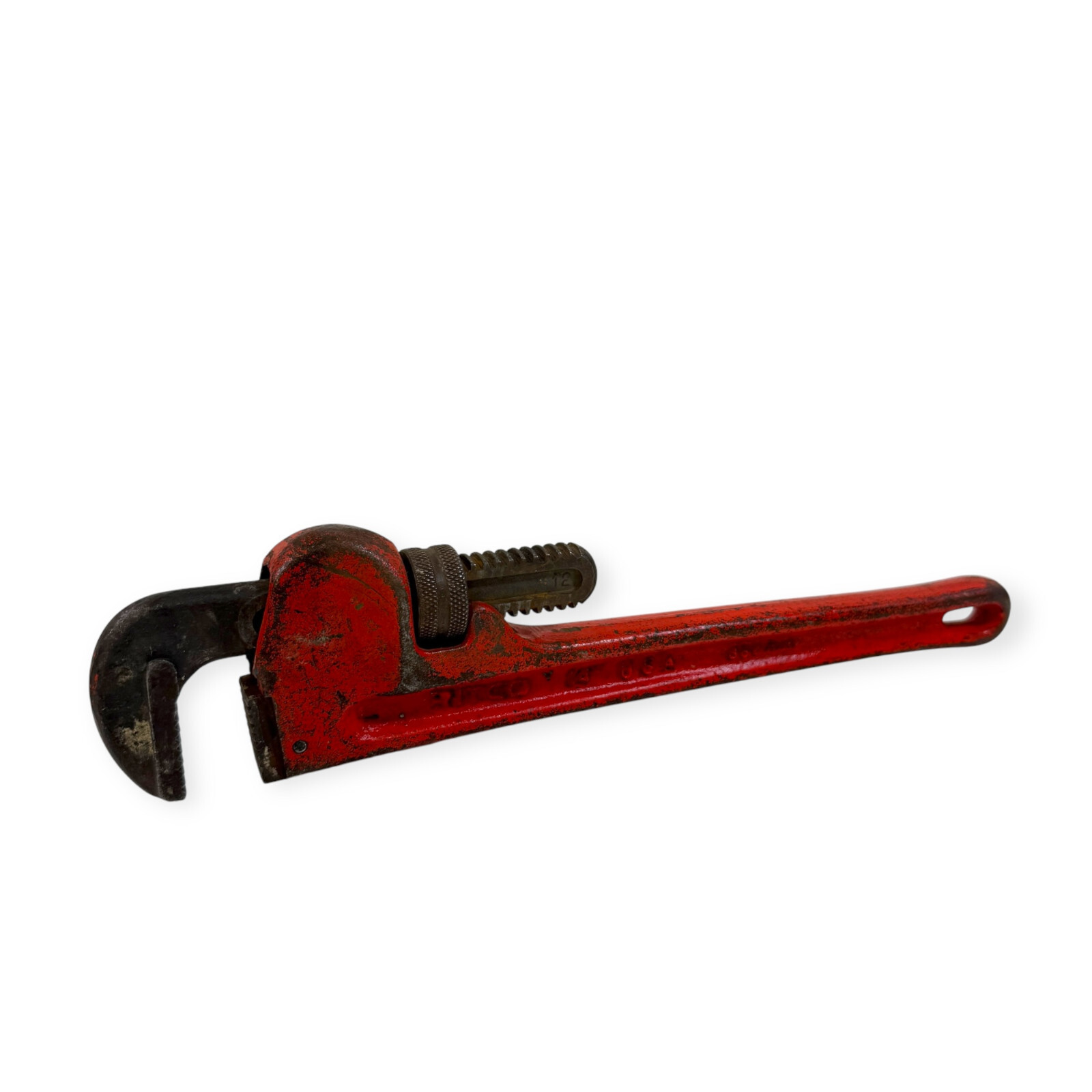 Ritco 14 in 350mm Heavy Duty Pipe Wrench, Red, Made in USA