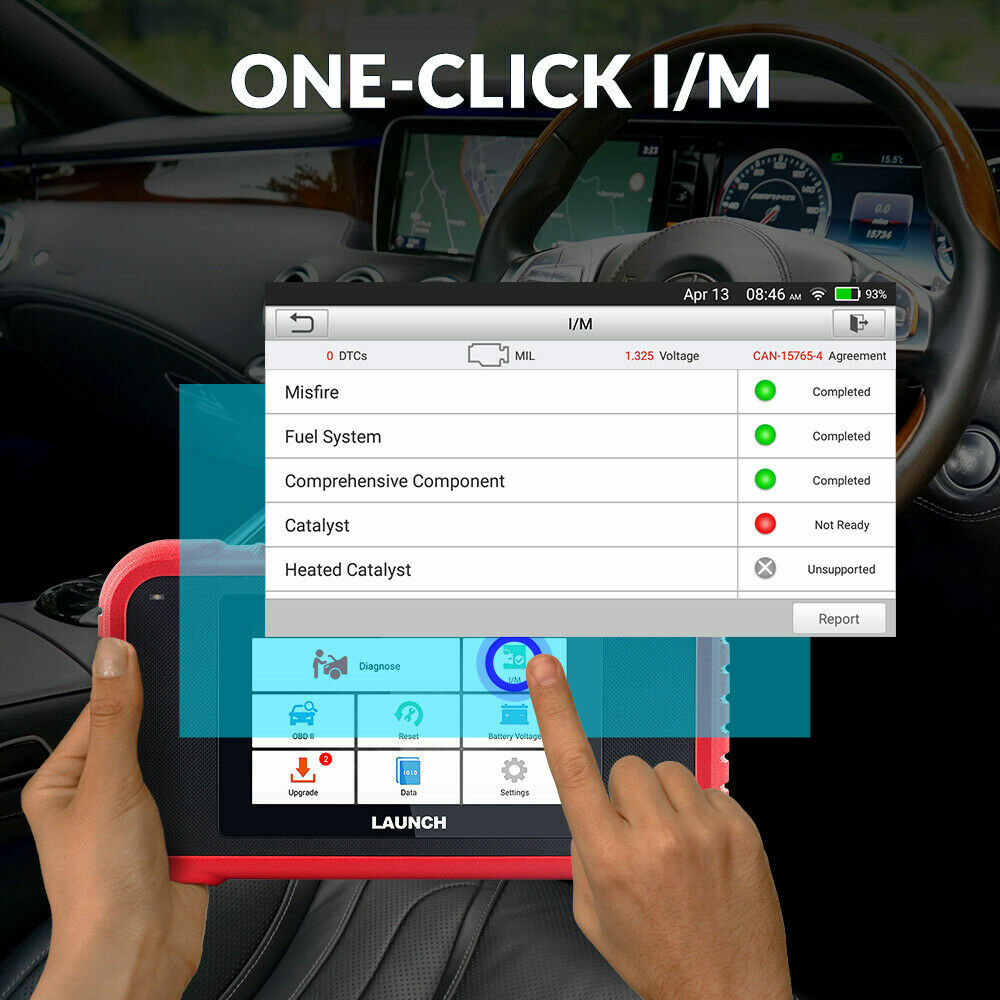 LAUNCH CRP123E V2.0 OBD2 Scanner Reader Check Car Engine ABS SRS Diagnostic Tool