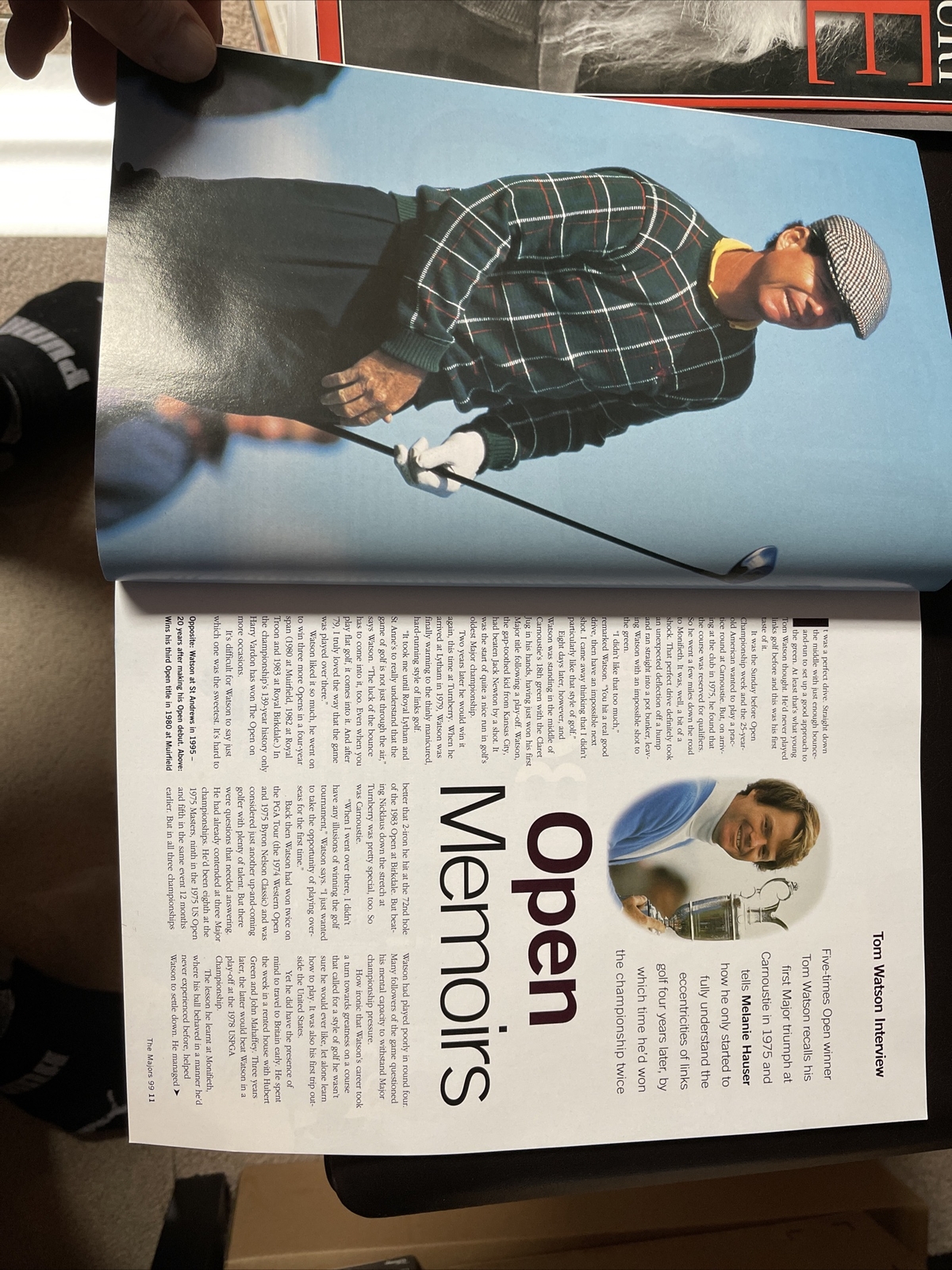 World Sporting Classics Series THE MAJORS 99 Golf Program - Masters Open USPGA