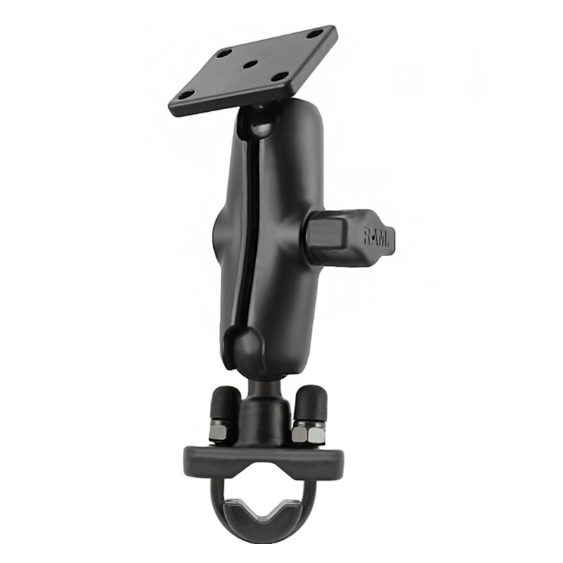 RAM Mount Zinc U-Bolt Rail Mount With Rectangular AMPS Plate RAM-B-149Z-347U