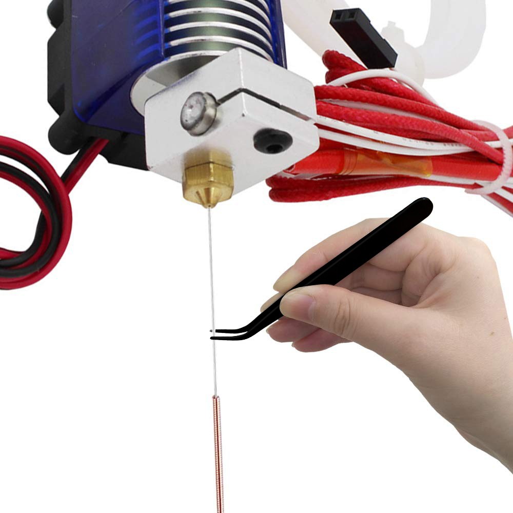 24pcs/Set 3D Printer Extruder Nozzle Needles Tweezers Wrenches Cleaning Tool Kit