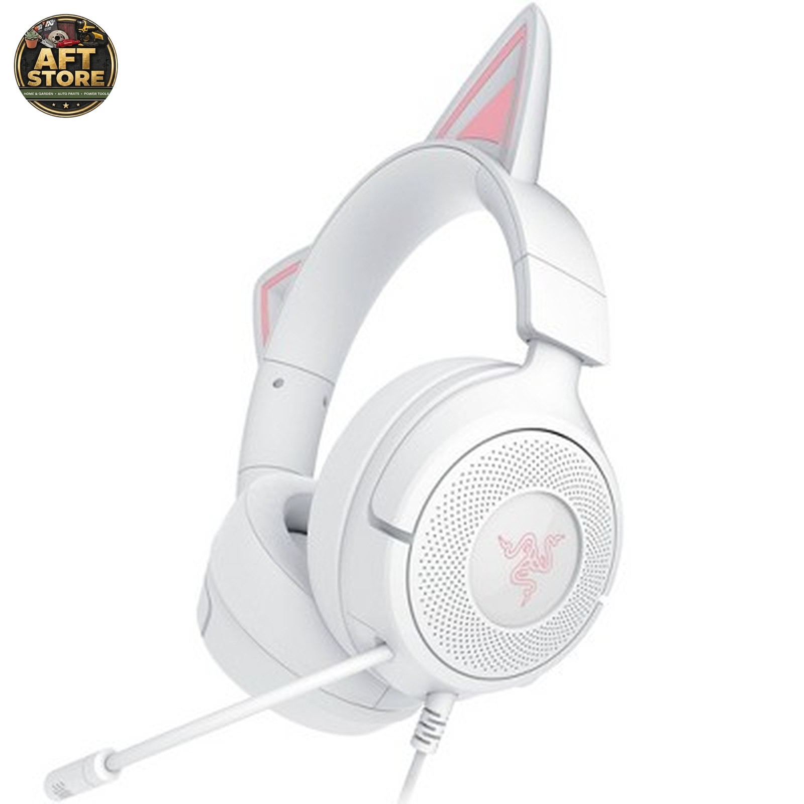 Razer Kraken Kitty V3 X Wired Gaming Headset - White