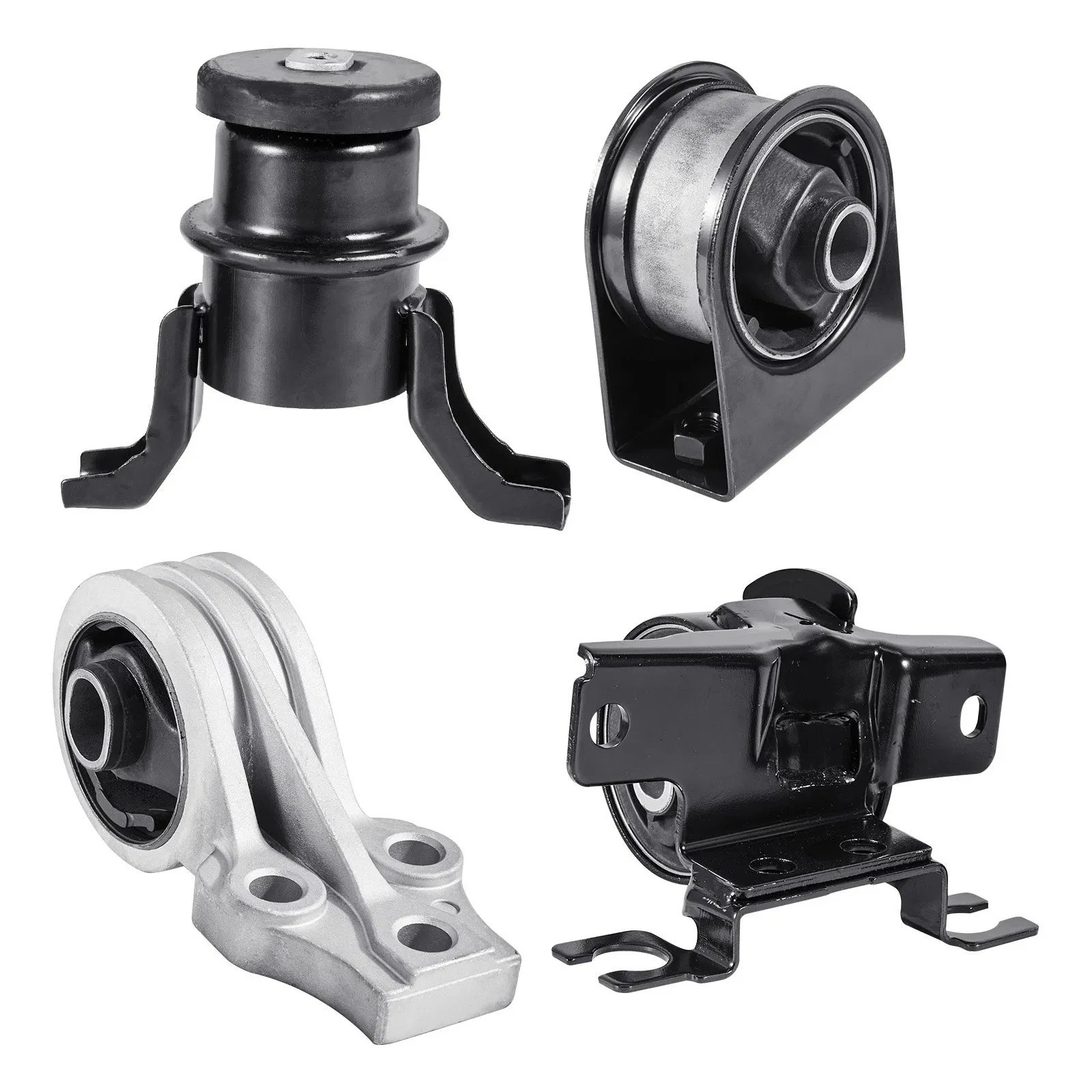 Engine Motor Mount and Transmission Mount Kit Replacement, Set of 4, Compatible