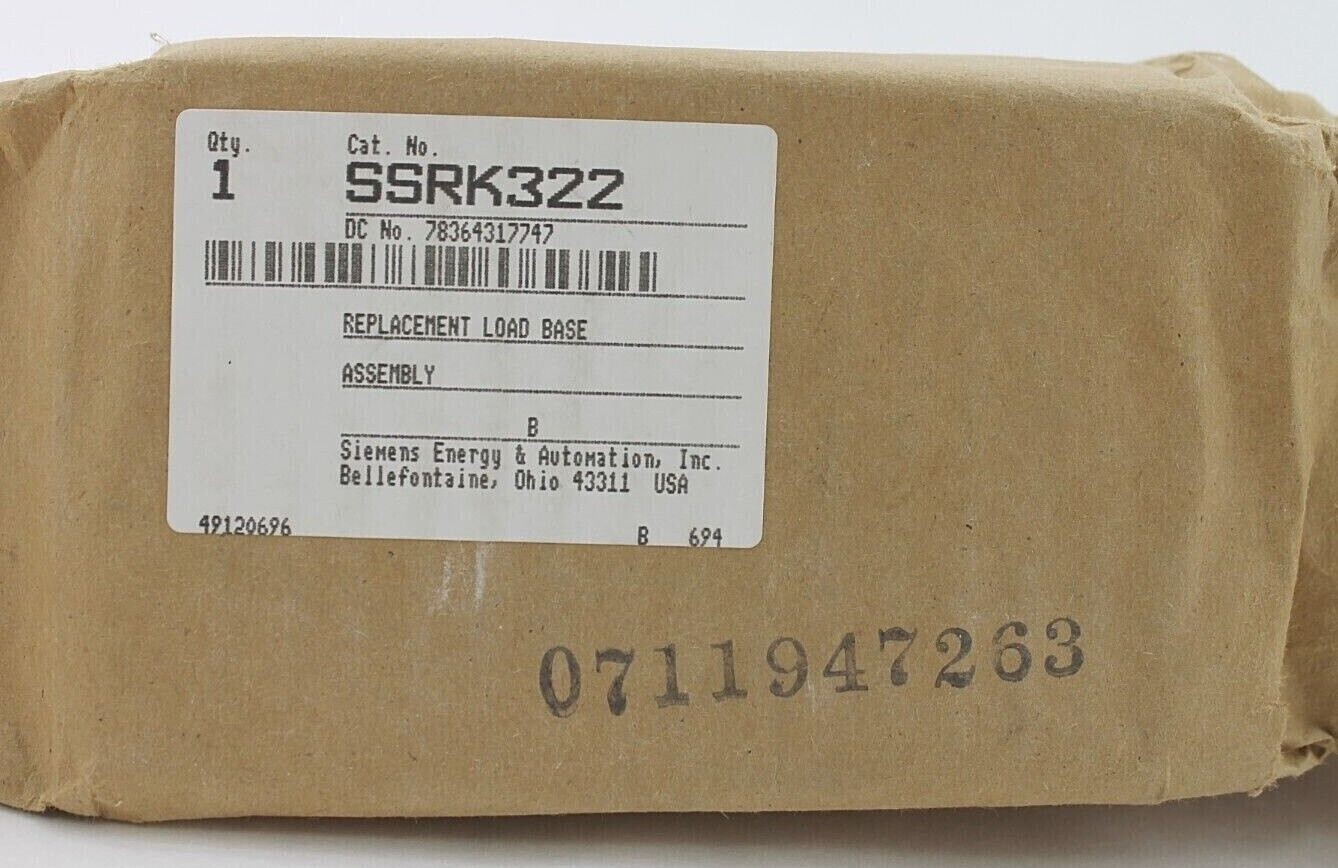 Siemens SSRK322 Replacement Load Base