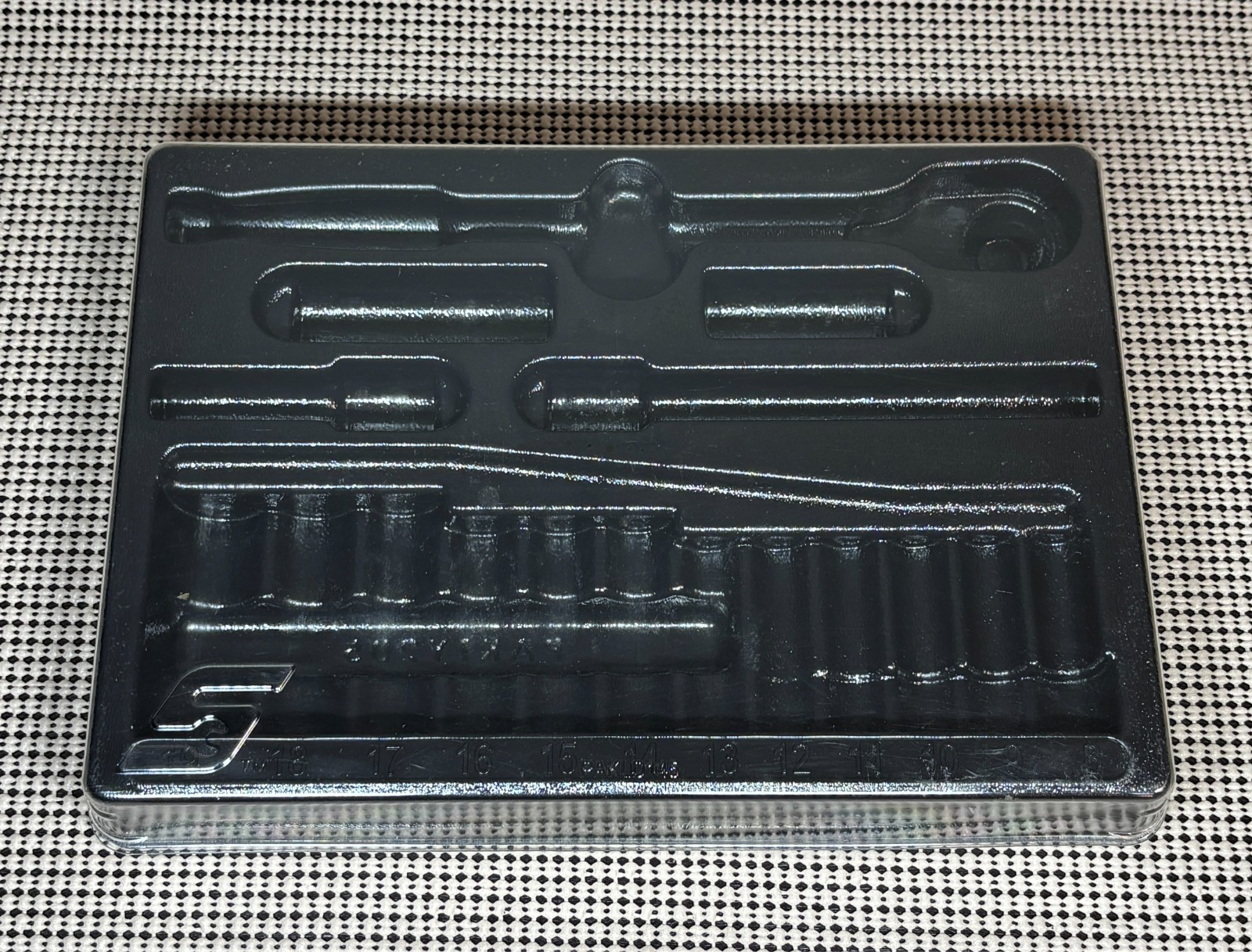 Snap-on Tools Empty PAKTY205 3/8” Drive Ratchet Deep Socket Service Set Tray