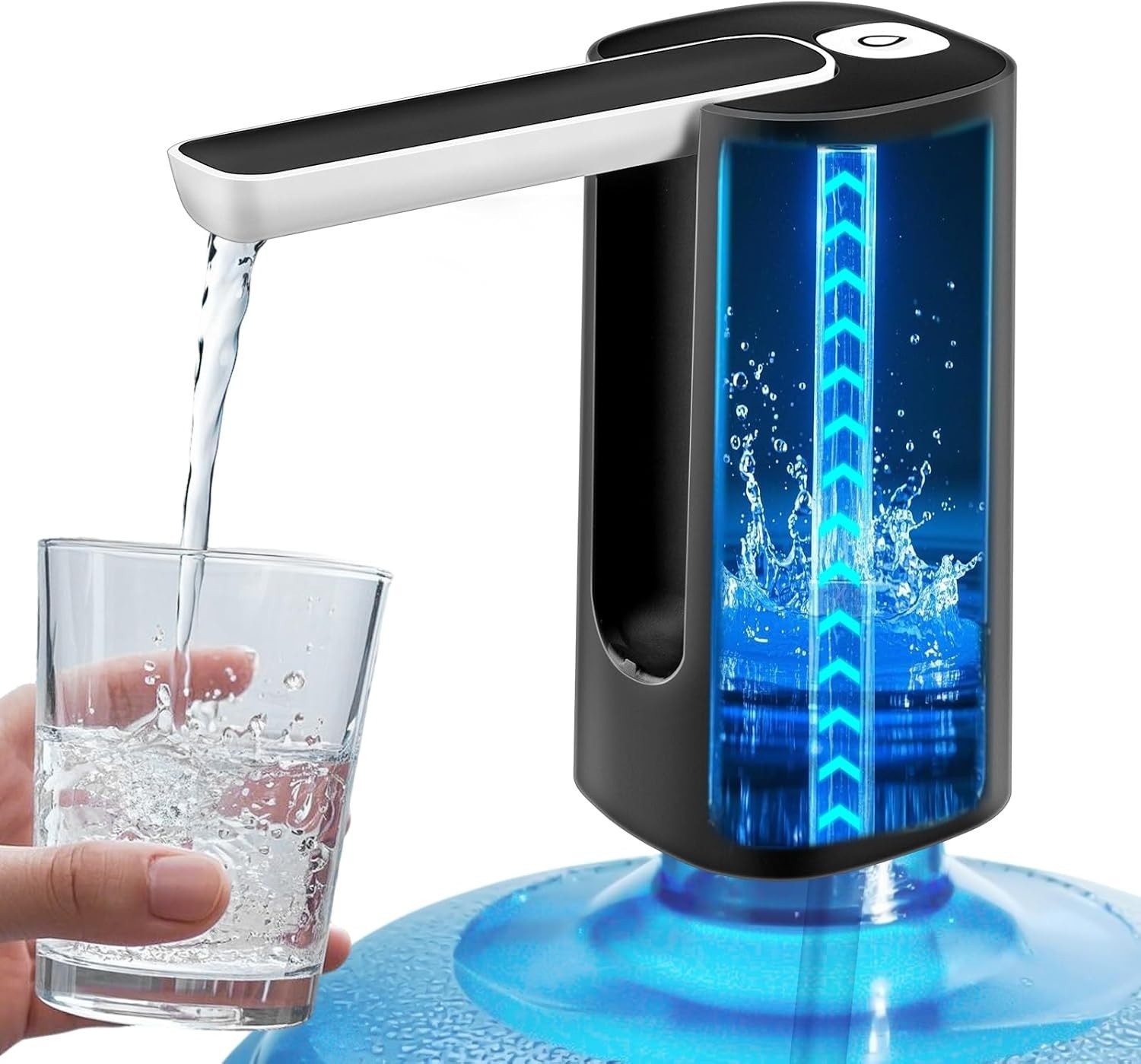 Dispensador De Agua Potable Para 5 Galones Garrafon Bomba Prensa Para Electrica