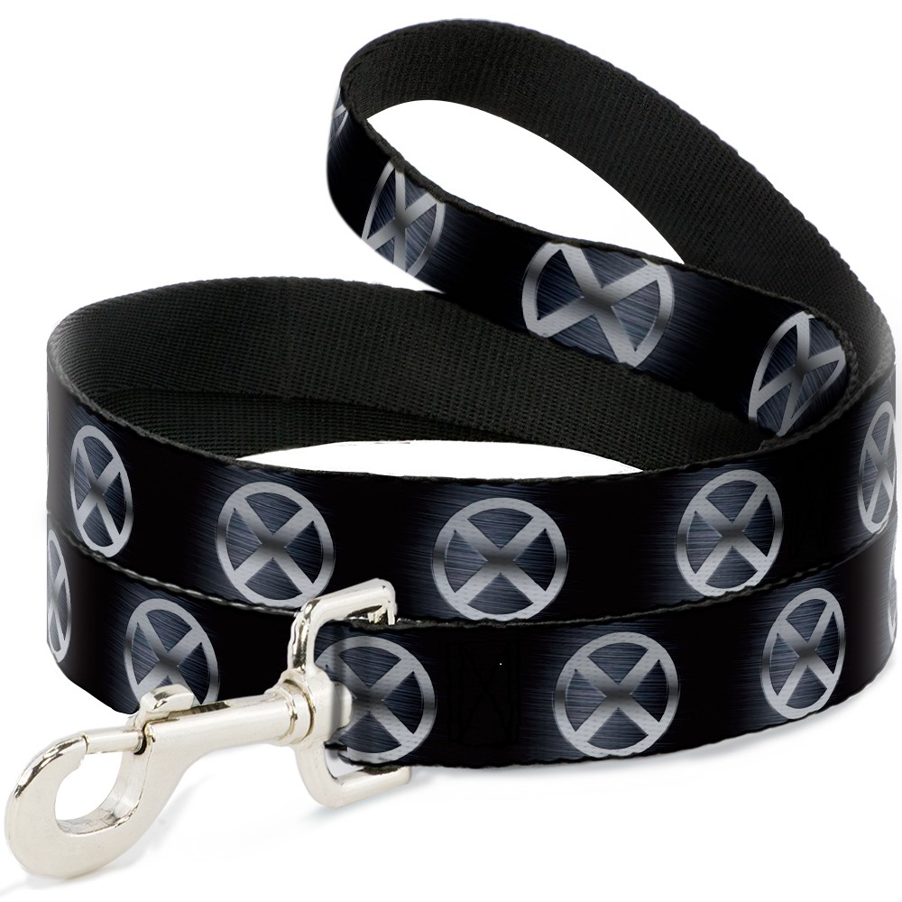 Dog Leash 6-FEET X-Men X Icon Black/Silvers