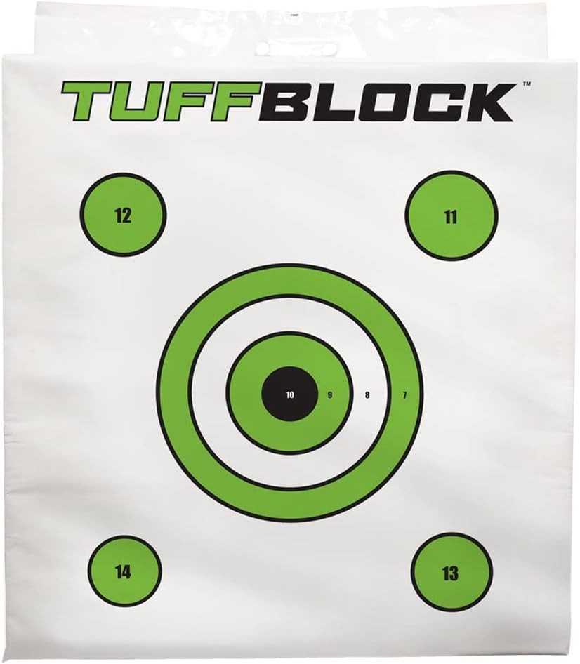 TuffBlock Foam Archery Target - 24x24x12 White Block Target for Youth & Begin...