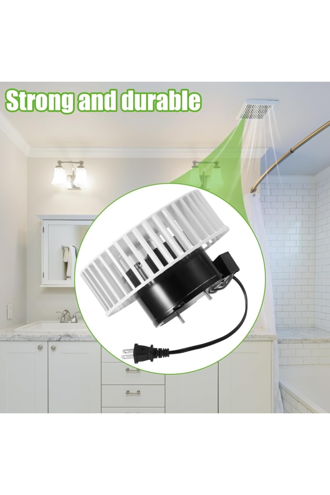 8663 Bathroom Fan Motor Replacement - Blower Wheel Replacement - Only Compati...