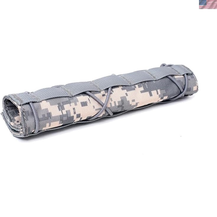Tactical Airsoft Suppressor Cover 7 inch - Durable Nylon & Custom Fit