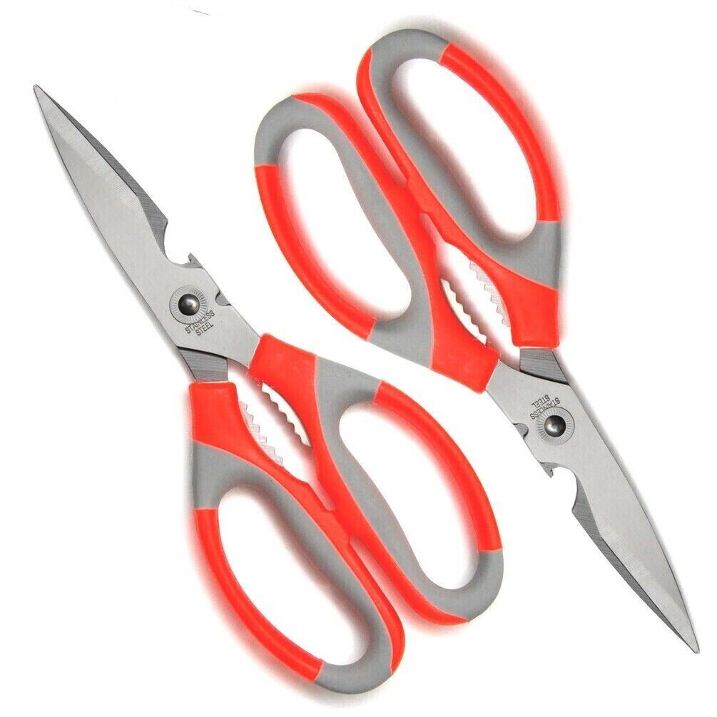 5 Lot Multifunctional Kitchen Scissor Stainless Steel Shears Multi-Purpose