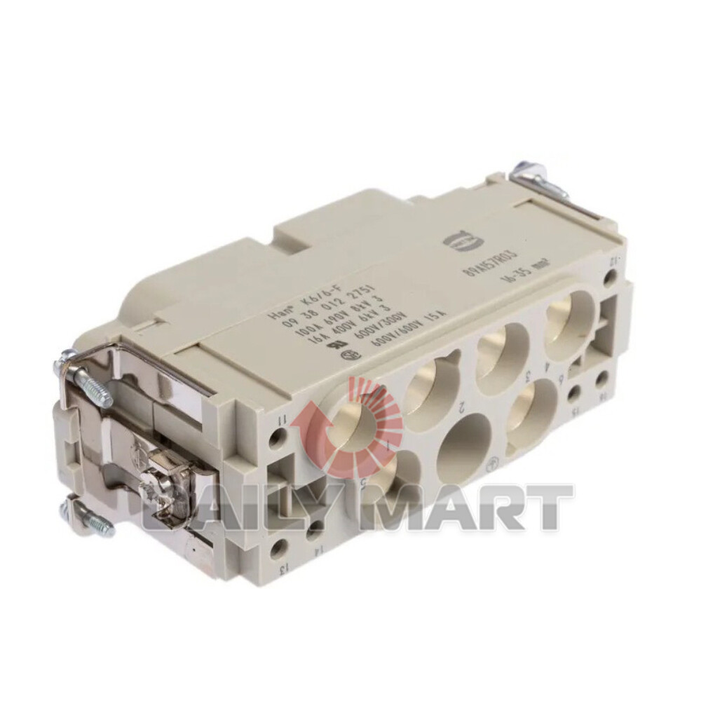 New In Box HARTING 09380122751 Connector Female Core 700A 690V