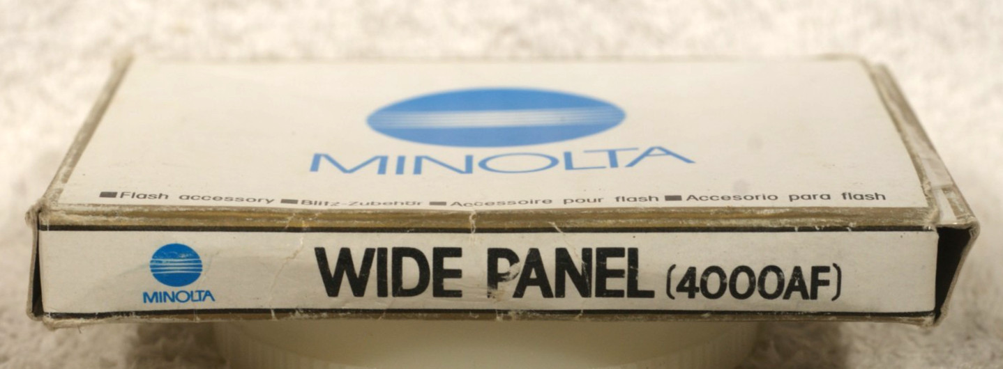 Minolta - Wide-Angle Diffuser Panel for 4000AF Electronic Flash - Mint