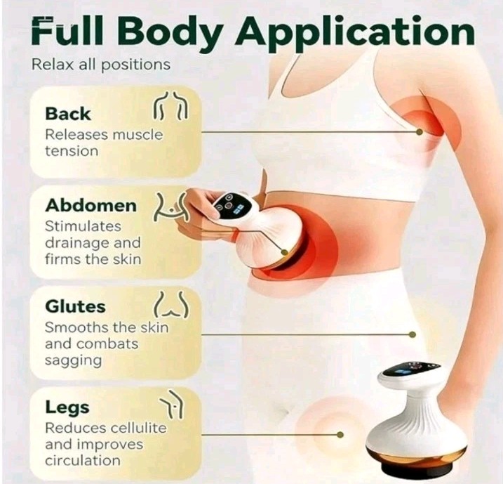 Multifunctional Negative Pressure Massager Wireless Heating Scraping Instrument