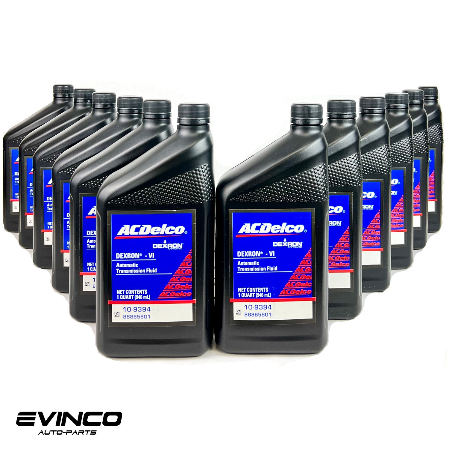 ACDelco Dexron VI Automatic Transmission Fluid Kit of 12 Quarts (109394)