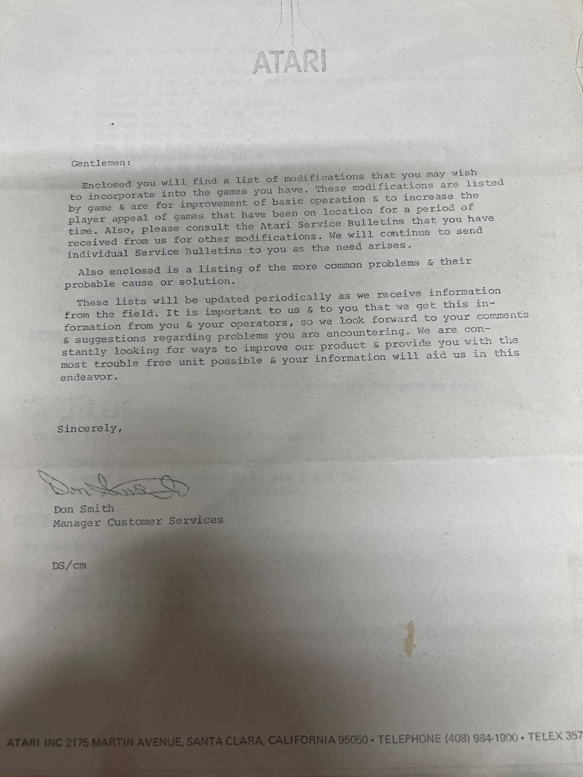 Atari - Bulletin  -Modifications for Game Improvement (5 pages / over 20 games)